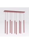 Lampa wisząca SELTER 9 BURGUNDY - Emibig