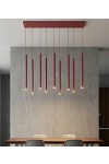 Lampa wisząca SELTER 9 BURGUNDY - Emibig
