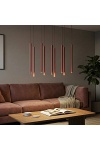 Lampa wisząca SELTER 9 BURGUNDY - Emibig