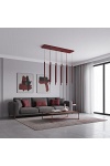 Lampa wisząca SELTER 9 BURGUNDY - Emibig