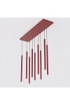 Lampa wisząca SELTER 9 BURGUNDY - Emibig