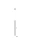 Lampa wisząca SELTER 1 GRAY - Emibig