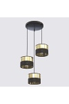 Lampa wisząca LUX 3 BL GOLD PREM - Emibig