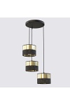 Lampa wisząca LUX 3 BL GOLD PREM - Emibig