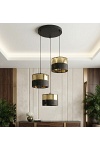 Lampa wisząca LUX 3 BL GOLD PREM - Emibig