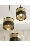 Lampa wisząca LUX 3 BL GOLD PREM - Emibig