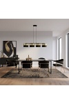 Lampa wisząca LUX 4 BL GOLD - Emibig