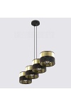 Lampa wisząca LUX 4 BL GOLD - Emibig