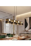 Lampa wisząca LUX 4 BL GOLD - Emibig