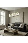 Lampa wisząca LUX 3 WH GOLD - Emibig