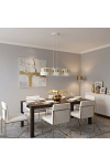 Lampa wisząca LUX 3 WH GOLD - Emibig