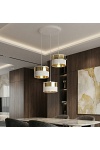 Lampa wisząca LUX 3 WH GOLD PREM - Emibig