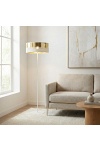 Lampa podłogowa LUX LP1 WH GOLD - Emibig