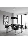 Lampa wisząca KARBON 3 BLACK - Emibig
