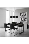 Lampa wisząca KARBON 3 BLACK - Emibig