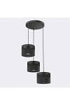 Lampa wisząca KARBON 3 BLACK PREM - Emibig