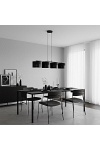 Lampa wisząca KARBON 4 BLACK - Emibig