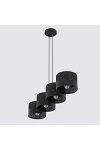 Lampa wisząca KARBON 4 BLACK - Emibig