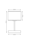 Lampka biurkowa KARBON LN1 BLACK - Emibig