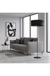 Lampa podłogowa KARBON LP1 BLACK - Emibig
