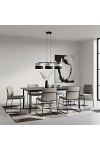 Lampa wisząca KARBON 3 BL GRAY - Emibig