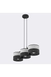 Lampa wisząca KARBON 3 BL GRAY - Emibig