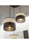Lampa wisząca KARBON 3 BL GRAY PREM - Emibig