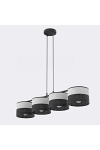 Lampa wisząca KARBON 4 BL GRAY - Emibig
