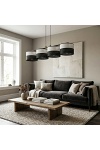 Lampa wisząca KARBON 4 BL GRAY - Emibig
