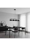 Lampa wisząca KARBON 4 BL GRAY - Emibig