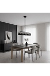 Lampa wisząca KARBON 4 BL GRAY - Emibig