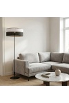 Lampa podłogowa KARBON LP1 BL GRAY - Emibig