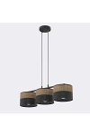 Lampa wisząca KARBON 3 BL BROWN - Emibig