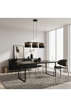 Lampa wisząca KARBON 3 BL BROWN - Emibig