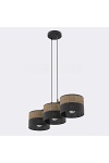 Lampa wisząca KARBON 3 BL BROWN - Emibig