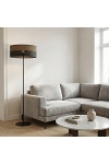 Lampa podłogowa KARBON LP1 BL BROWN - Emibig