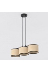 Lampa wisząca ECO 3 BL RATTAN - Emibig