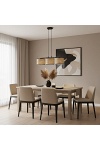 Lampa wisząca ECO 3 BL RATTAN - Emibig