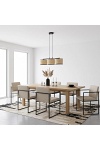 Lampa wisząca ECO 3 BL RATTAN - Emibig