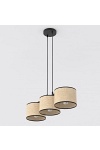 Lampa wisząca ECO 3 BL RATTAN - Emibig