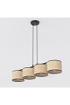 Lampa wisząca ECO 4 BL RATTAN - Emibig