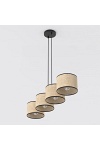 Lampa wisząca ECO 4 BL RATTAN - Emibig