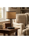 Lampka biurkowa ECO LN1 BL RATTAN - Emibig