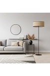 Lampa podłogowa ECO LP1 BL RATTAN - Emibig
