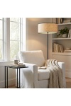 Lampa podłogowa ECO LP1 BL RATTAN - Emibig