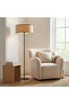 Lampa podłogowa ECO LP1 BL RATTAN - Emibig