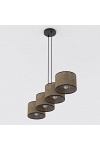 Lampa wisząca ECO 4 BL BROWN - Emibig
