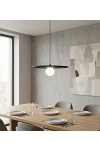 Lampa wisząca CALMA 1 BLACK - Emibig