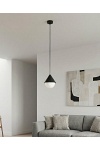 Lampa wisząca GIRO 1 BLACK - Emibig