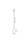 Lampa wisząca GIRO 1 BLACK - Emibig